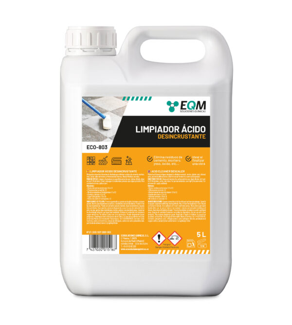 Limpiador Ácido. Desincrustante de Cemento