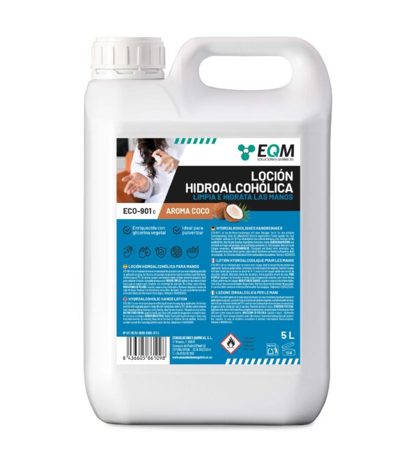 Loción Hidroalcohólica para Manos aroma Coco